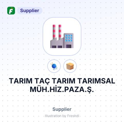 TARIM TAÇ TARIM TARIMSAL MÜH.HİZ.PAZA.Ş. – summary card, no photo uploaded yet