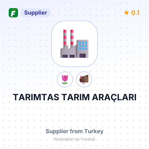 TARIMTAS TARIM ARAÇLARI – summary card, no photo uploaded yet
