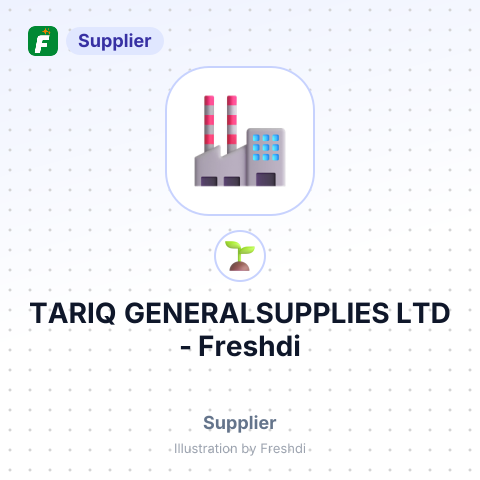 TARIQ GENERALSUPPLIES LTD – summary card, no photo uploaded yet