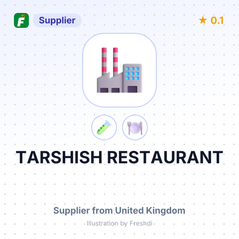 TARSHISH RESTAURANT – summary card, no photo uploaded yet