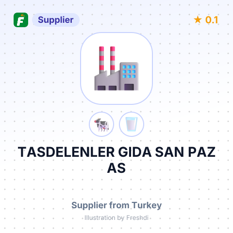 TASDELENLER GIDA SAN PAZ AS – summary card, no photo uploaded yet