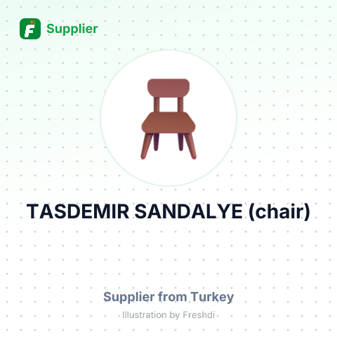 TASDEMIR SANDALYE (chair) – summary card, no photo uploaded yet