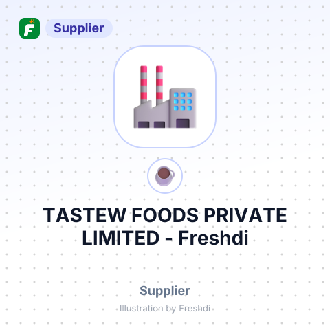 TASTEW FOODS PRIVATE LIMITED – summary card, no photo uploaded yet