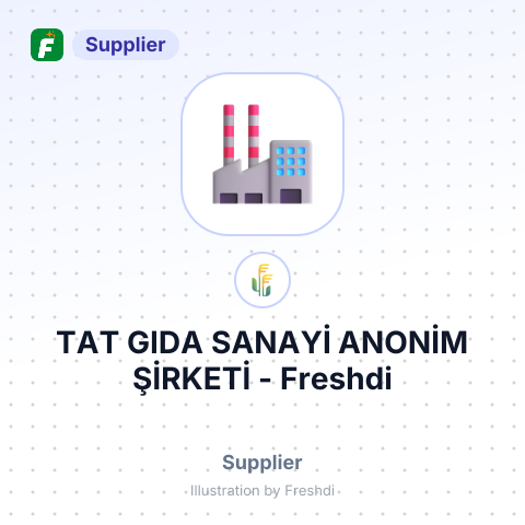 TAT GIDA SANAYİ ANONİM ŞİRKETİ – summary card, no photo uploaded yet