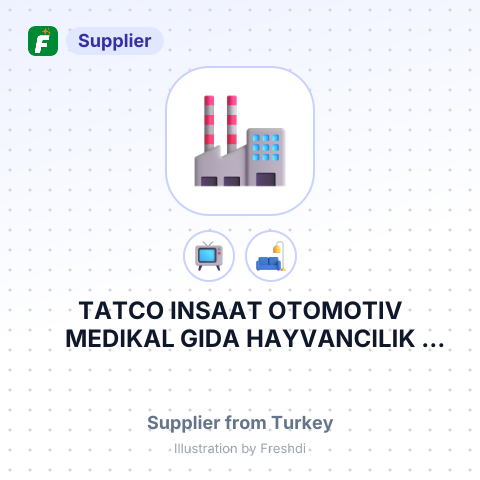 TATCO INSAAT OTOMOTIV MEDIKAL GIDA HAYVANCILIK TEKSTIL ZIRAI URUNLER SANAYI VE TICARET LTD STI – summary card, no photo uploaded yet