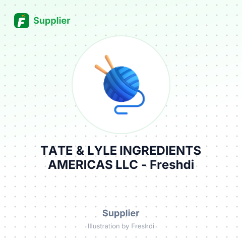 TATE & LYLE INGREDIENTS AMERICAS LLC – summary card, no photo uploaded yet