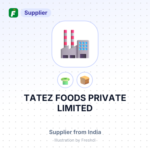 TATEZ FOODS PRIVATE LIMITED – summary card, no photo uploaded yet