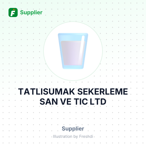 TATLISUMAK SEKERLEME SAN VE TIC LTD – summary card, no photo uploaded yet