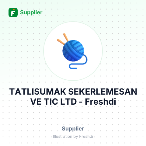 TATLISUMAK SEKERLEMESAN VE TIC LTD – summary card, no photo uploaded yet