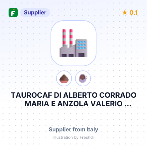 TAUROCAF DI ALBERTO CORRADO MARIA E ANZOLA VALERIO GIUSEPPE S.N.C. – summary card, no photo uploaded yet