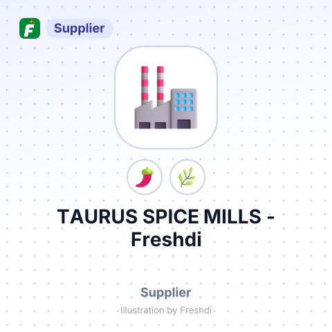TAURUS SPICE MILLS – summary card, no photo uploaded yet