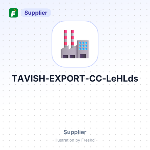 TAVISH EXPORT CC – summary card, no photo uploaded yet