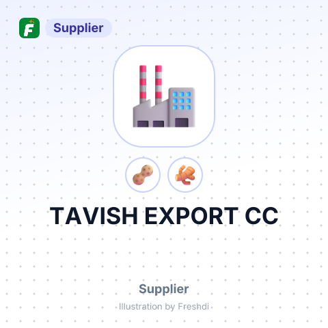 TAVISH EXPORT CC – summary card, no photo uploaded yet