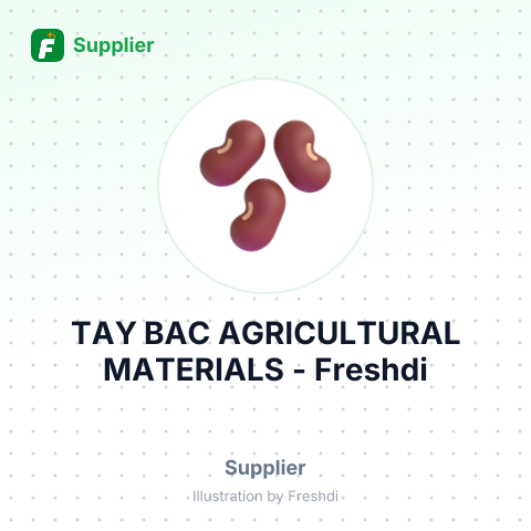 TAY BAC AGRICULTURAL MATERIALS – summary card, no photo uploaded yet
