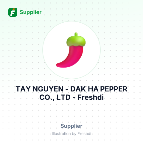 TAY NGUYEN - DAK HA PEPPER CO., LTD – summary card, no photo uploaded yet