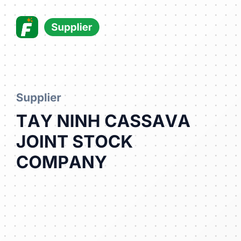 TAY NINH CASSAVA JOINT STOCK COMPANY – summary card, no photo uploaded yet