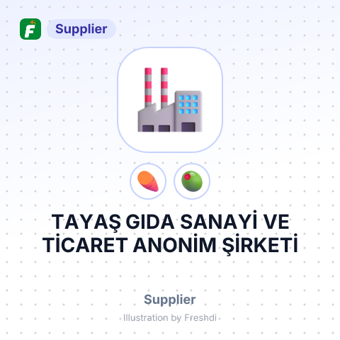 TAYAŞ GIDA SANAYİ VE TİCARET ANONİM ŞİRKETİ – summary card, no photo uploaded yet