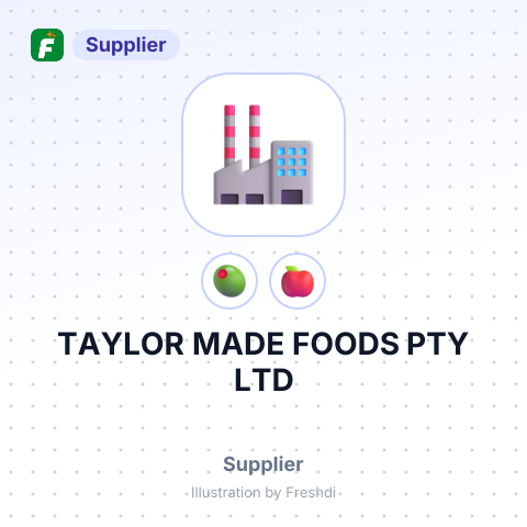 TAYLOR MADE FOODS PTY LTD – summary card, no photo uploaded yet