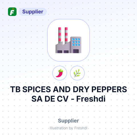TB SPICES AND DRY PEPPERS SA DE CV – summary card, no photo uploaded yet