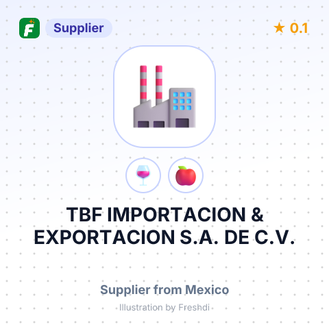 TBF IMPORTACION & EXPORTACION S.A. DE C.V. – summary card, no photo uploaded yet