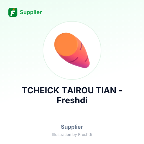 TCHEICK TAIROU TIAN – summary card, no photo uploaded yet