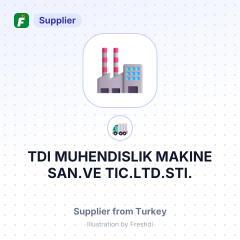 TDI MUHENDISLIK MAKINE SAN.VE TIC.LTD.STI. – summary card, no photo uploaded yet