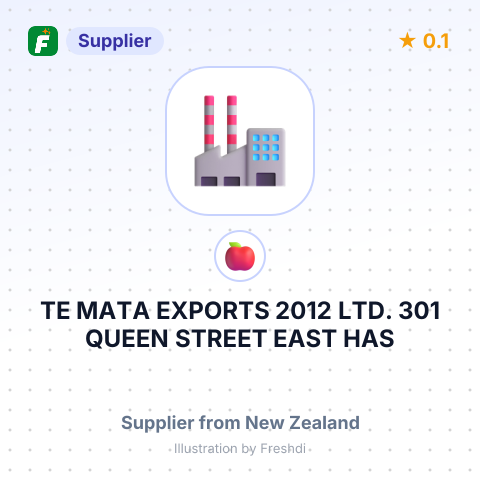 TE MATA EXPORTS 2012 LTD. 301 QUEEN STREET EAST HAS – summary card, no photo uploaded yet