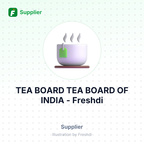 TEA BOARD TEA BOARD OF INDIA – summary card, no photo uploaded yet