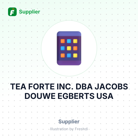 TEA FORTE INC. DBA JACOBS DOUWE EGBERTS USA – summary card, no photo uploaded yet