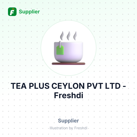 TEA PLUS CEYLON PVT LTD – summary card, no photo uploaded yet