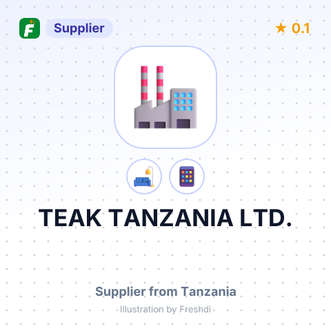 TEAK TANZANIA LTD. – summary card, no photo uploaded yet