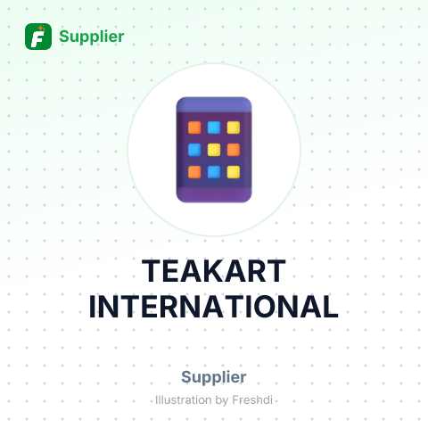 TEAKART INTERNATIONAL – summary card, no photo uploaded yet