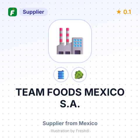 TEAM FOODS MEXICO S.A. – summary card, no photo uploaded yet