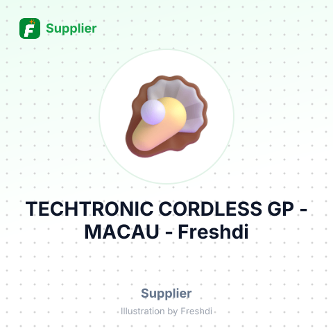 TECHTRONIC CORDLESS GP - MACAU – summary card, no photo uploaded yet