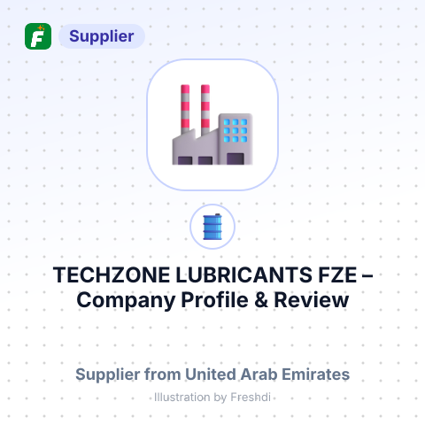 TECHZONE LUBRICANTS FZE – summary card, no photo uploaded yet