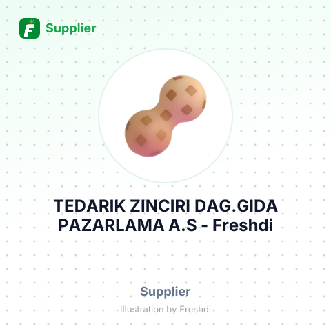 TEDARIK ZINCIRI DAG.GIDA PAZARLAMA A.S – summary card, no photo uploaded yet