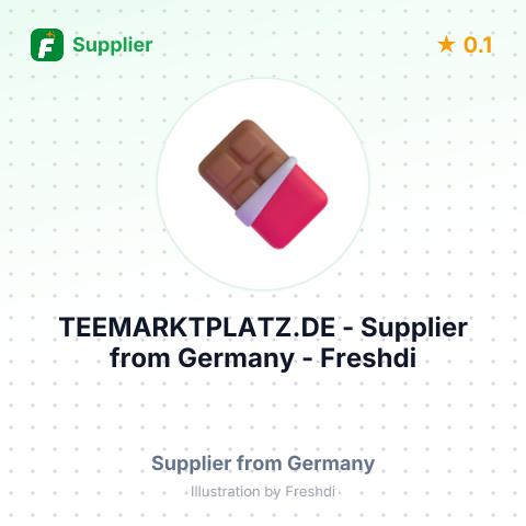 TEEMARKTPLATZ.DE – summary card, no photo uploaded yet