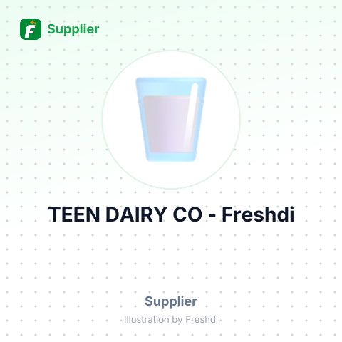 TEEN DAIRY CO – summary card, no photo uploaded yet