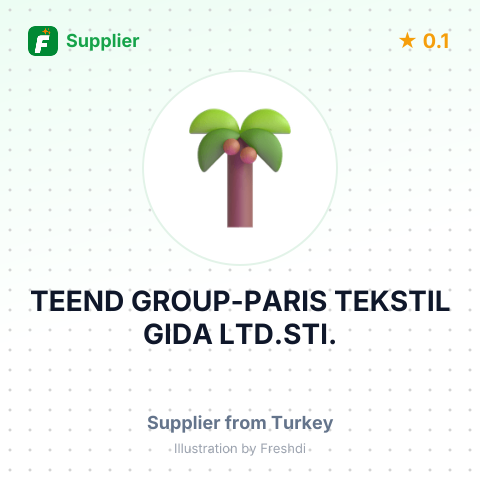 TEEND GROUP-PARIS TEKSTIL GIDA LTD.STI. – summary card, no photo uploaded yet