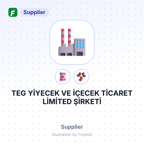 TEG YİYECEK VE İÇECEK TİCARET LİMİTED ŞİRKETİ – summary card, no photo uploaded yet