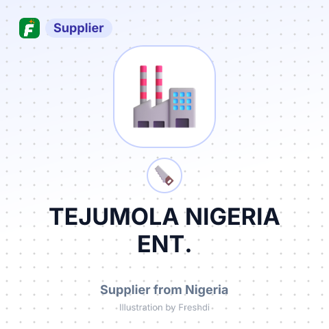 TEJUMOLA NIGERIA ENT. – summary card, no photo uploaded yet