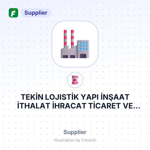 TEKİN LOJISTİK YAPI İNŞAAT İTHALAT İHRACAT TİCARET VE SANAYİ LİMİTED ŞİRKETİ – summary card, no photo uploaded yet