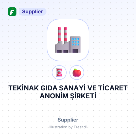 TEKİNAK GIDA SANAYİ VE TİCARET ANONİM ŞİRKETİ – summary card, no photo uploaded yet