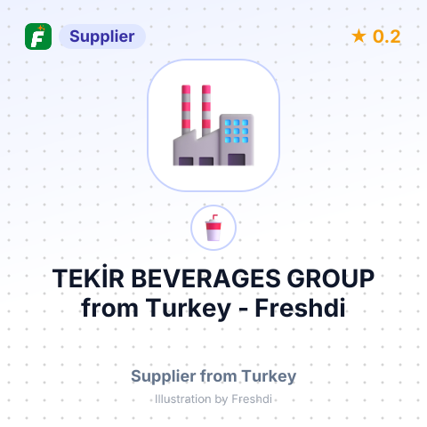 TEKİR BEVERAGES GROUP – summary card, no photo uploaded yet
