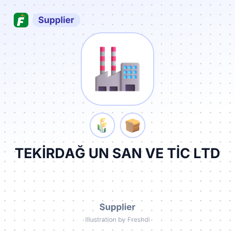 TEKİRDAĞ UN SAN VE TİC LTD – summary card, no photo uploaded yet