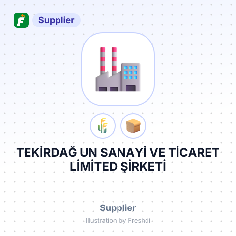 TEKİRDAĞ UN SANAYİ VE TİCARET LİMİTED ŞİRKETİ – summary card, no photo uploaded yet