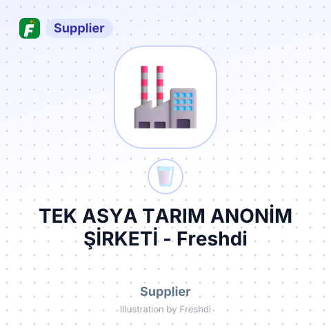 TEK ASYA TARIM ANONİM ŞİRKETİ – summary card, no photo uploaded yet