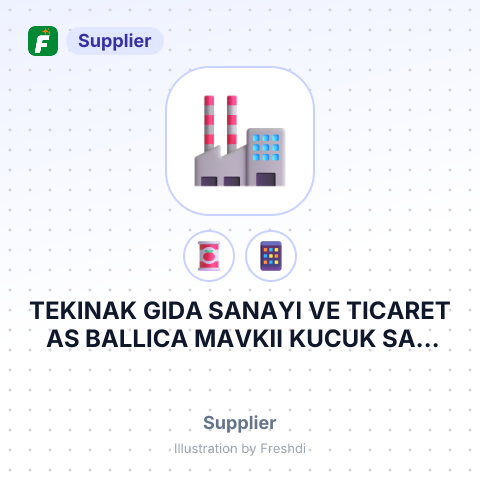 TEKINAK GIDA SANAYI VE TICARET AS BALLICA MAVKII KUCUK SAN SIT KARSISI – summary card, no photo uploaded yet