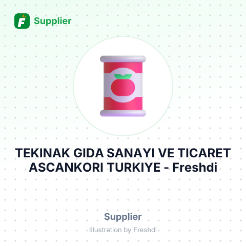 TEKINAK GIDA SANAYI VE TICARET ASCANKORI TURKIYE – summary card, no photo uploaded yet