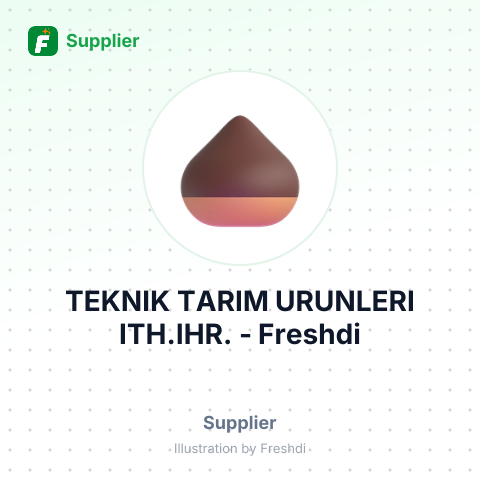 TEKNIK TARIM URUNLERI ITH.IHR. – summary card, no photo uploaded yet